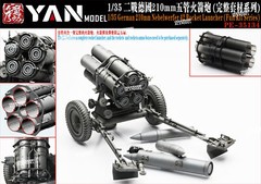 1/35 German Nevelwerfer 42 210mm Rocket Launcher w/HE Canisters PE Detail-up Set