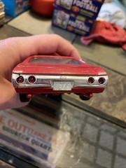Rare AMT 1972 Chevy Chevelle Red Dealer Plastic PROMO MODEL Car 1/25