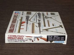 VINTAGE ARMY TOY TAMIYA US INFANTRY WEAPONS SET MILITARY MINI WWII MODEL KIT