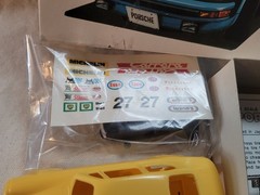 ENTEX #9100 PORSCHE 911 CARRERA – 1/32 SCALE MODEL KIT Snap Kit Unbuilt!