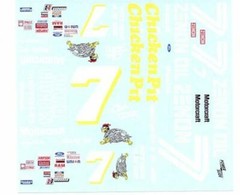 Powerslide #7 Chicken Pit 1983-Stroker Ace 1/24 Nascar decal