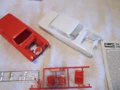REVELL 64 THUNDERBOLT BODYS MODEL KIT JUNKYARD PARTS LOT #38