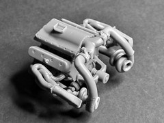 LSX Twin Turbo Engine – 3D print LS Outlaw Pro Mod 1:8 1:12 1:18 1:24 scale JPGM