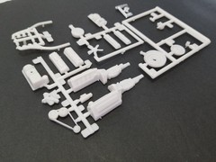 1972 Chevelle 454 V8 ENGINE / TRANSMISSION from AMT 1:25 Model Kit 72