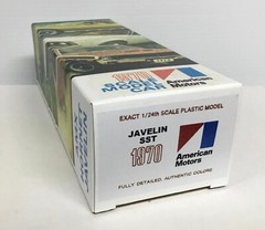 1970 AMC Javelin Dealer Promo Model REPLICA BOX ONLY..NO CAR American Motors