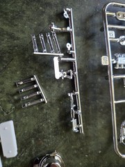 MPC Cosmic Charger 1:25 Scale Parts Blown Hemi engine Parts STK V57