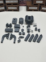 3D Printed CHEVY BLOWN BIG BLOCK with MUNCIE Trans 1/24th – 1/10th MADE IN USA