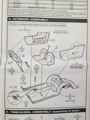 1957 Corvette FIREWALL PEDALS STEERING BOX MASTER CYL from AMT 1:25 Model Kit 57