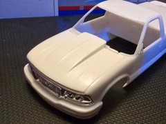 Resin Cowl Hood for ’95 Sonoma SLS Pickup & ’94/95/96 Chevy S-10 1/25 NEW