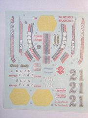Decalpool 1:12 Scale Suzuki RGB500 Team Gallina ’80 Decalsheet DP335 suit Tamiya