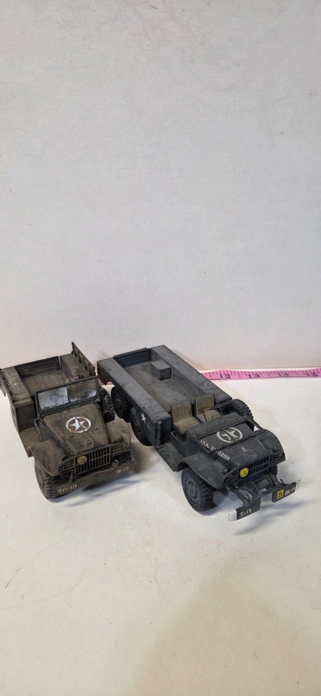 GMC CCKW Truck & Dodge WC Lot WW2 US Army 1/35 Pro Built Painted Military Models