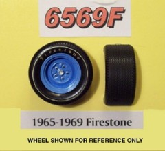 #6569F – 1965-1969 Firestone Style 10″ Stock Car Tires – PPP – 1/25 Scale – L@@K