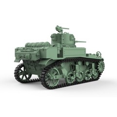 1/16 Military Model Kit US M3A1 Stuart Light Tank