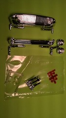 57 1957 Chevy Bel Air 1/25 Chrome Grille Bumper Front Rear Head Tail Lamps Light