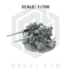 1/200 1/350 1/700 USN Mk33 3in/50 76mm AA Gun Twin Mount 6/12pcs