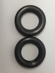 GOODYEAR EAGLE ST SKINNY FRONT TIRES from 41 Willys Coupe Revell 1:25 Model Kit