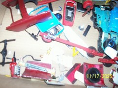 Auto Grave Yard of vintage 60’s Model Kit Parts