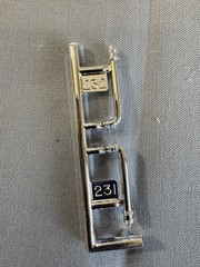 Revell 2344 40 Ford Street Rod Parts Kit Bash Chrome Radiator Hose #231 #232