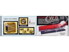 SKILL 2 MODEL KIT 1959 CADILLAC AMBULANCE W/GURNEY 1/25 SCALE BY AMT AMT1395
