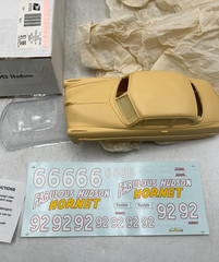 Unbranded Resin 1/25th Scale 1952 Hudson Hornet Body Model Kit w/ Decals