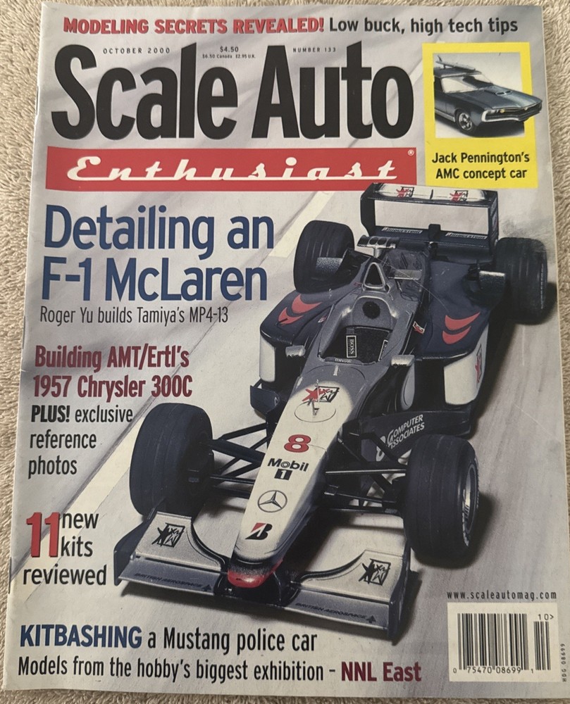 VINTAGE SCALE AUTO ENTHUSIAST MAGAZINE OCTOBER 2000 #133