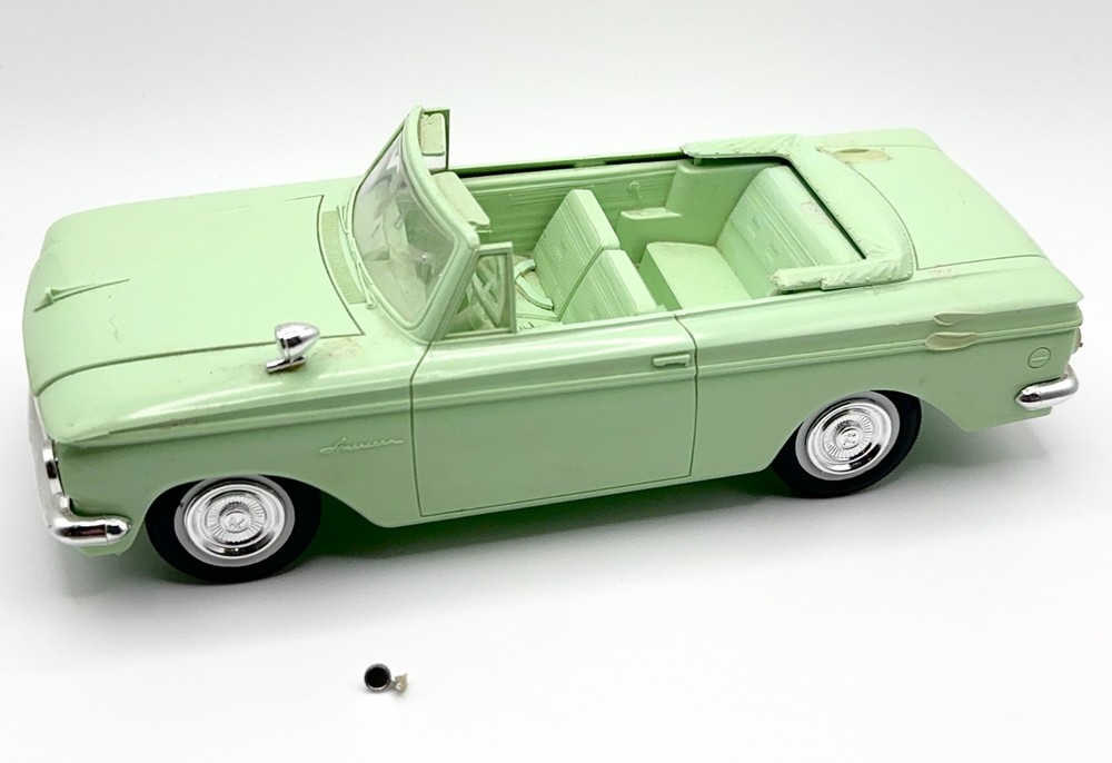 VINTAGE 1962 JO-HAN RAMBLER CONVERTIBLE MINT GREEN PROMO STYLE MODEL KIT!!