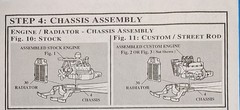 40 FORD SEDAN DELIVERY – RADIATOR, BATTERY – AMT T769 – MODEL CAR KIT PARTS LOT