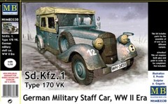 Master Box 3530 1/35 Sd. Kfz. 1 Type 170 VK, German Military Staff Car WW II Era