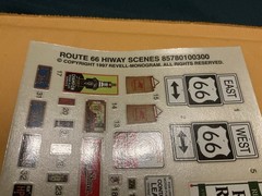 1 24 scale model parts Hi way Scene 37 Ford Decal Set Only