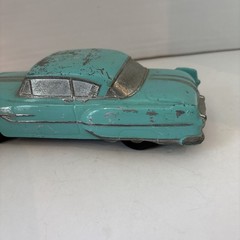1953 Pontiac Chieftain Promo Metal Model Car Bank by Banthrico Autobank Teal