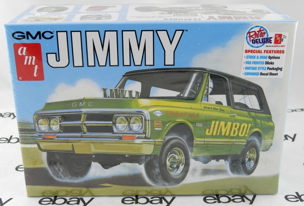 1:25 Scale 1972 GMC Jimmy 2’n1 Plastic Model Kit (Skill 2) – AMT #1219/12