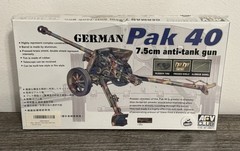 AFV Club German Pak 40 7.5cm Anti Tank Gun 1:35 Scale Model Kit 1/35 35071