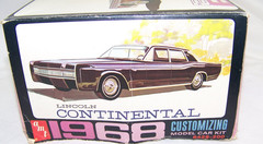 1968 Lincoln Continental AMT Model Box 6428-200 BOX ONLY