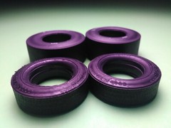 AMT 76 1976 Vega Funny Car 1/25 M&H Racemaster Slick Tire Torqu Anson Rim Wheel
