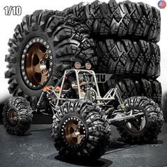 STMU Negative Offset 10.4mm 1.9 Beadlock Wheel Rims Aluminum and 1.9 RC Crawler