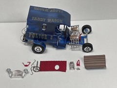 Vintage Monogram Paddy Wagon Police Hot Rod Partially Built Model Kit