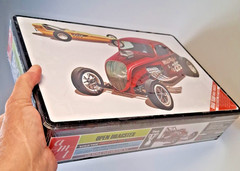 AMT Double Dragster Kit Amt627 1/25 Model Kit Sealed Metal Tin