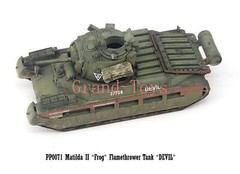 S-Model 1/72 Australia Matilda II “Frog” Flamethrower Tank Finished Model#PP0071