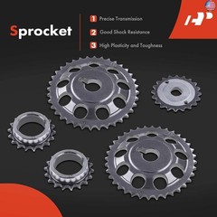A-Premium Engine Timing Chain Kit W/Sprocket [fits DOHC, L4 2.0L 2.4L]