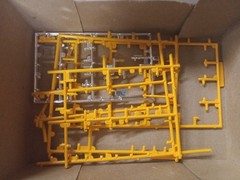 Vintage Monogram Jeep CJ-7 Off-Road 1/24 Model Kit #2231 Partially Built Parts