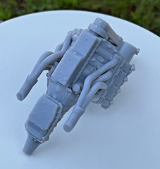 1 24 Scale Chevrolet 454 Blown Injected EFI Engine Custom Chevy Big Block