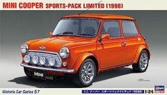 Hasegawa 1/24 Mini Cooper Sports Pack Limited (1998) Plastic Model Kit HC57