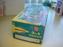 Vintage SMP 1960 Empty Model Car Kit BOX ONLY 1/25 uprm1