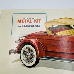 Vintage Hubley Classic Metal Kit 1930 Packard Roadster Unassembled & w/ Box
