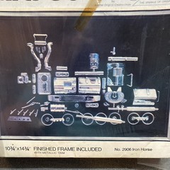 General Crafts Parts Decor 2906 Iron Horse Framed model Kit