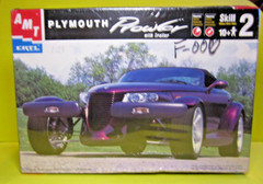 AMT Plymouth Prowler With trailer Kit # 8588 Factory Sealed Dented Box 1:25