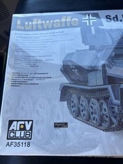 AFV Club Luftwaffe Tank Sd.Kfz.251/17 Ausf.C 1/35 Scale Model Kit #35118