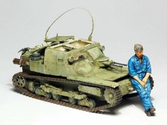Model Victoria 1/35 Carro L3/33 R (Radio) CV-33 Serie II w/R.F.C.A 37 WWII 40108