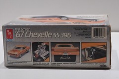 AMT ERTL 1967 CHEVELLE SS 396 PRO STREET SCALE 1:25 MODEL KIT 6986