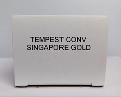1964 Pontiac Tempest LeMans GTO Conv Sing. Gold Promo Model Box Replica NO CAR